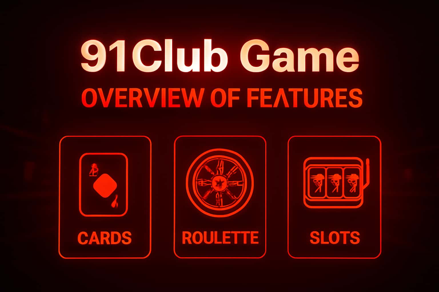 An informative visual representation of the 91Club Game features.