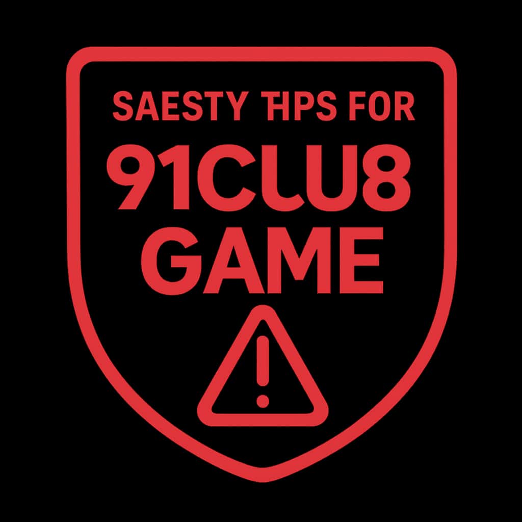 Icon representing safety tips for 91Club Game.