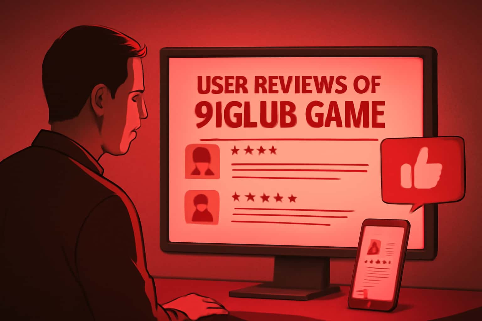 An informational graphic showcasing user reviews of the 91Club Game.