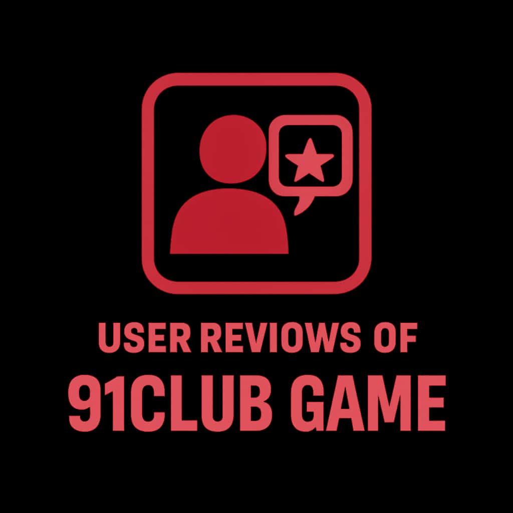 A badge representing user reviews for the 91Club Game.