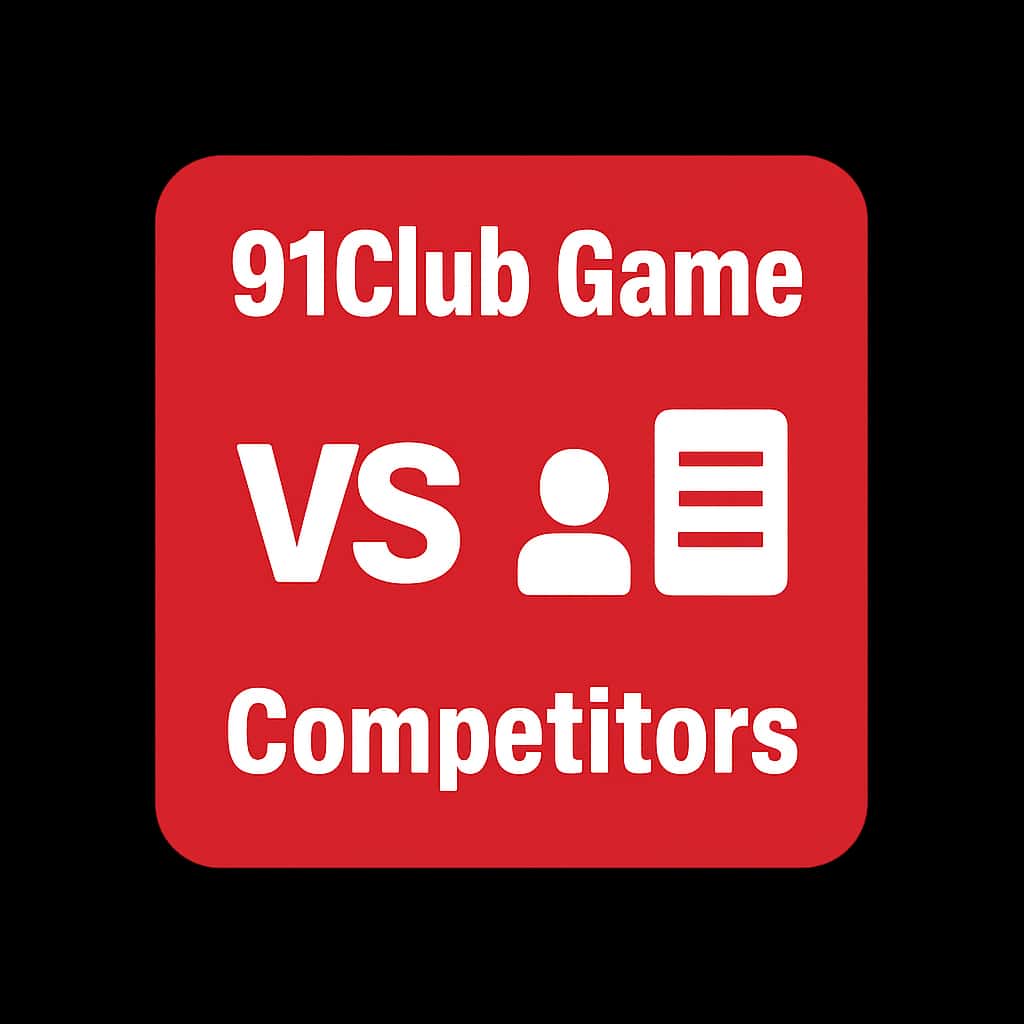 Icon representing the differences between 91Club Game and its competitors.