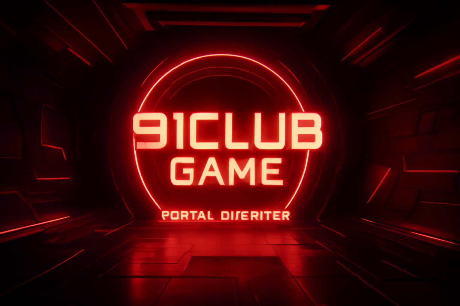 Futuristic gaming background with neon accents