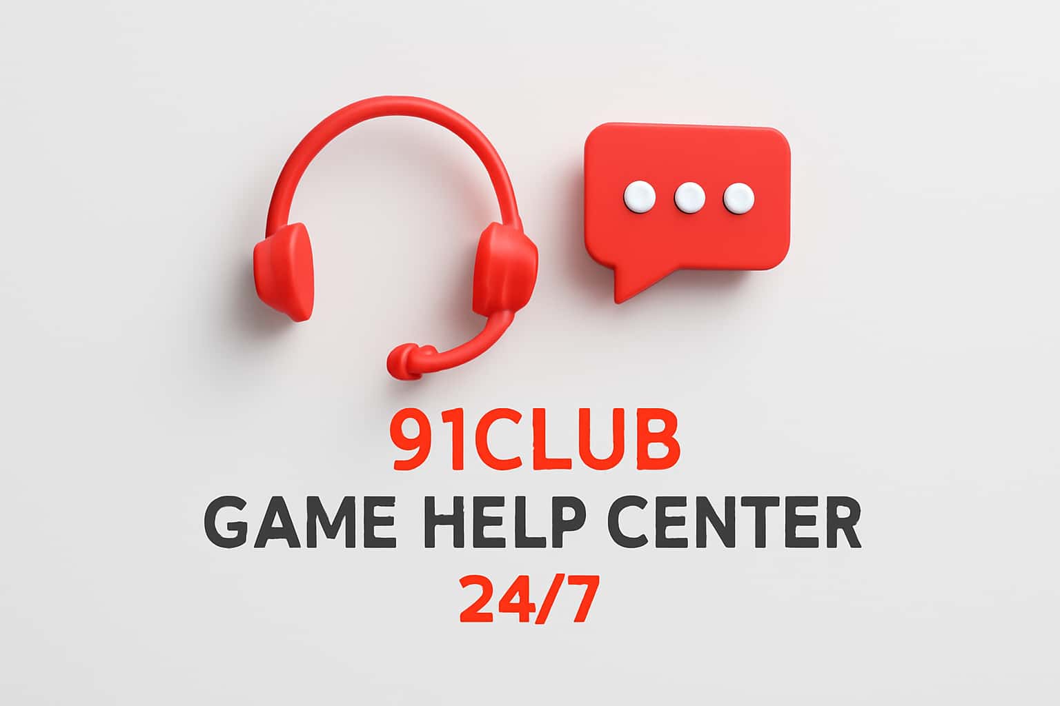 91Club Game Help Center 24/7 Interface