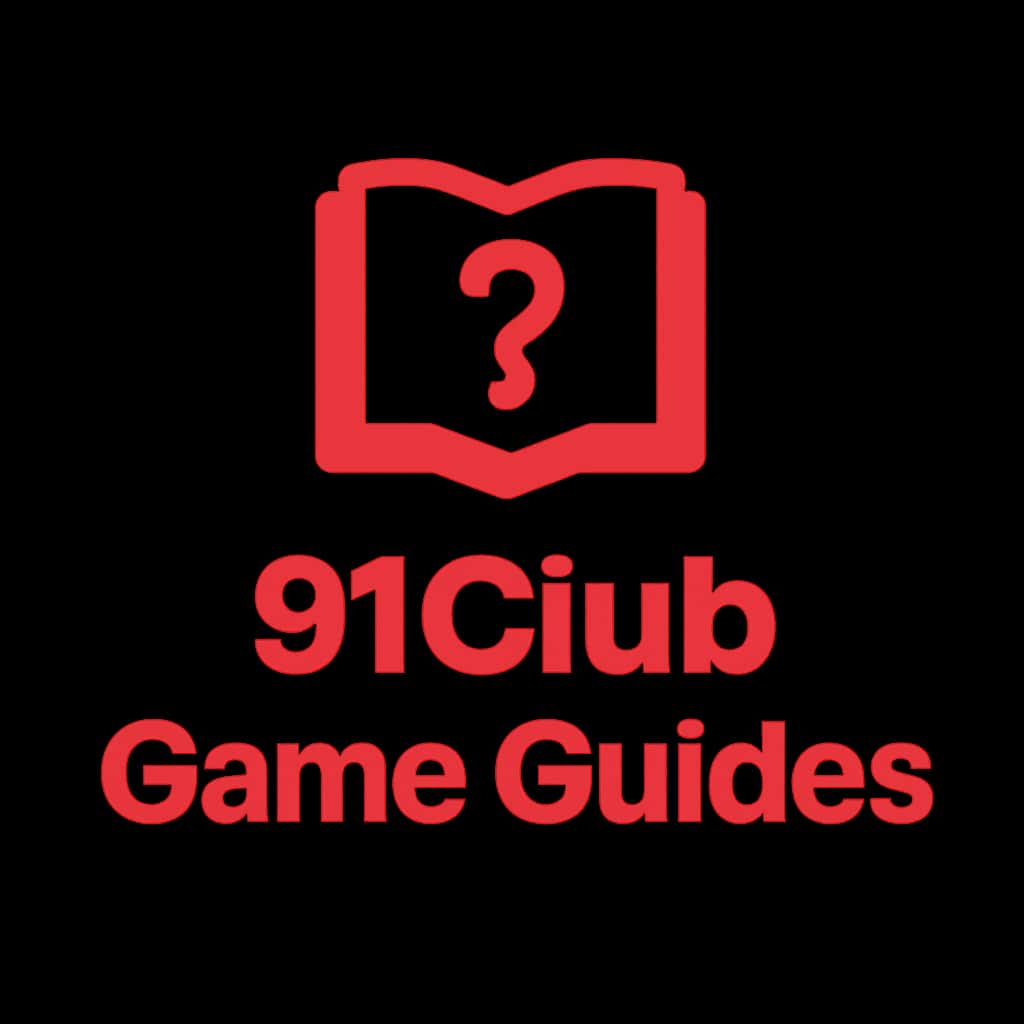 A simple badge representing 91Club Game Guides.
